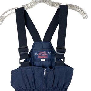Snow Bib Outwear Overralls Blue Adjustable Straps Size 3